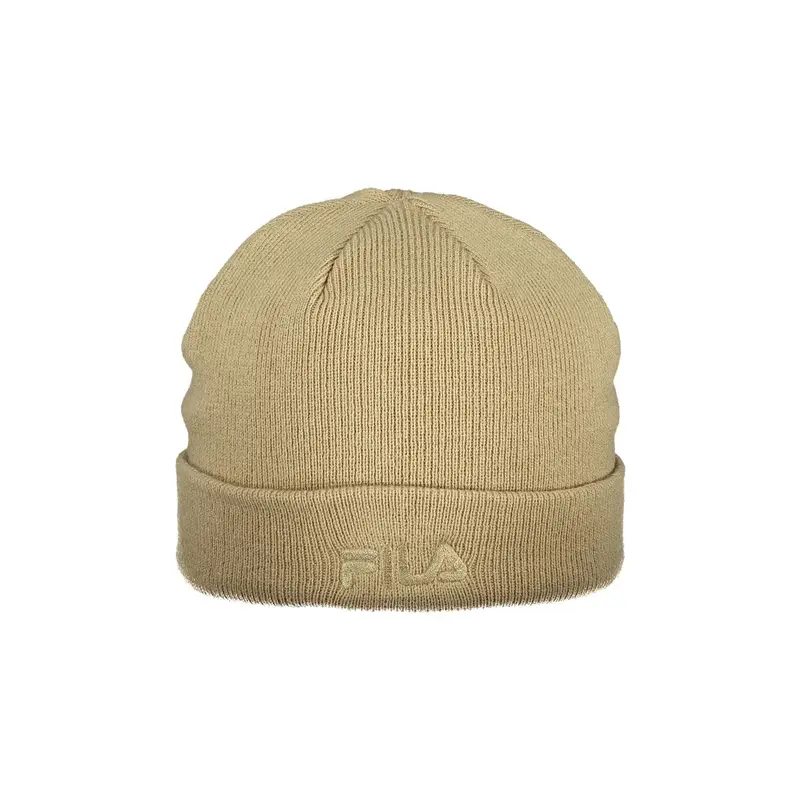 Cappello Berretto Uomo Beige Ricamo Logo