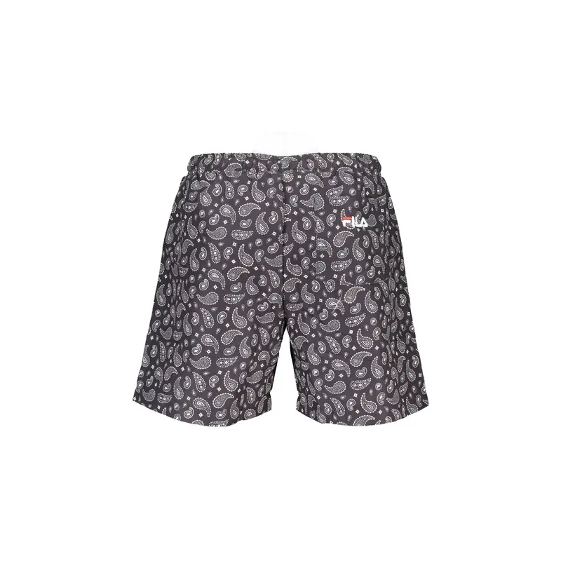 Costume da Mare Uomo Nero Ricamo miniatura 2