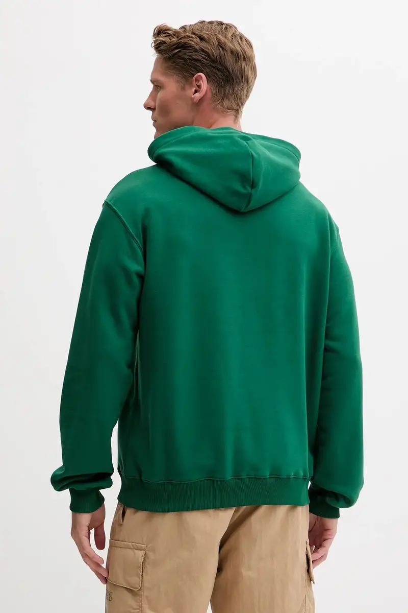 felpa Borgholm uomo colore verde con cappuccio FAU0148 miniatura 3