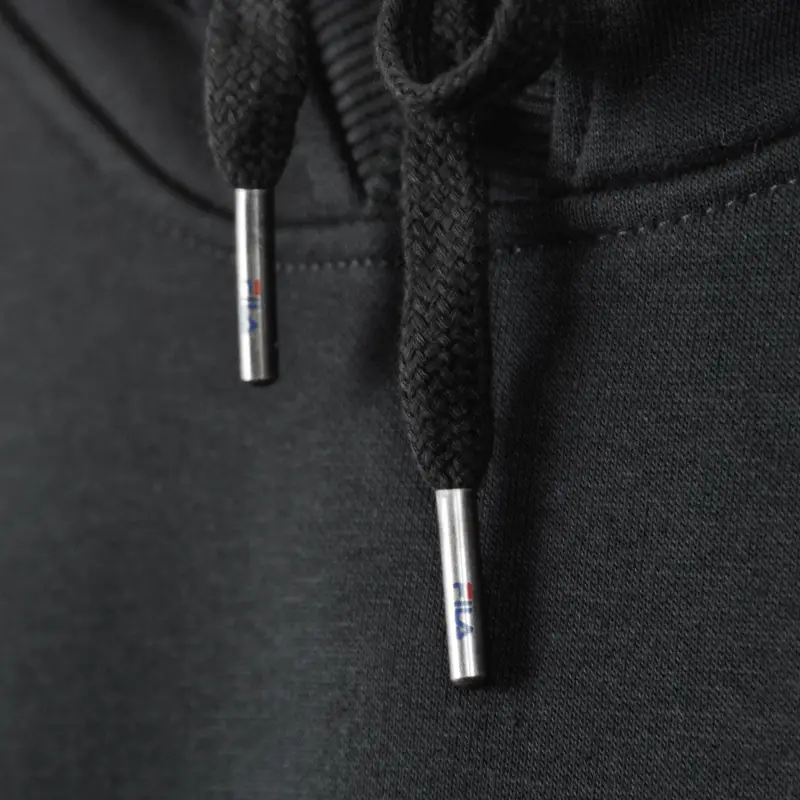 Felpa Cappuccio Corta Donna Floresha Black