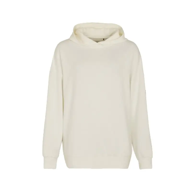 Felpa Con Cappuccio Modal Bianco Donna M