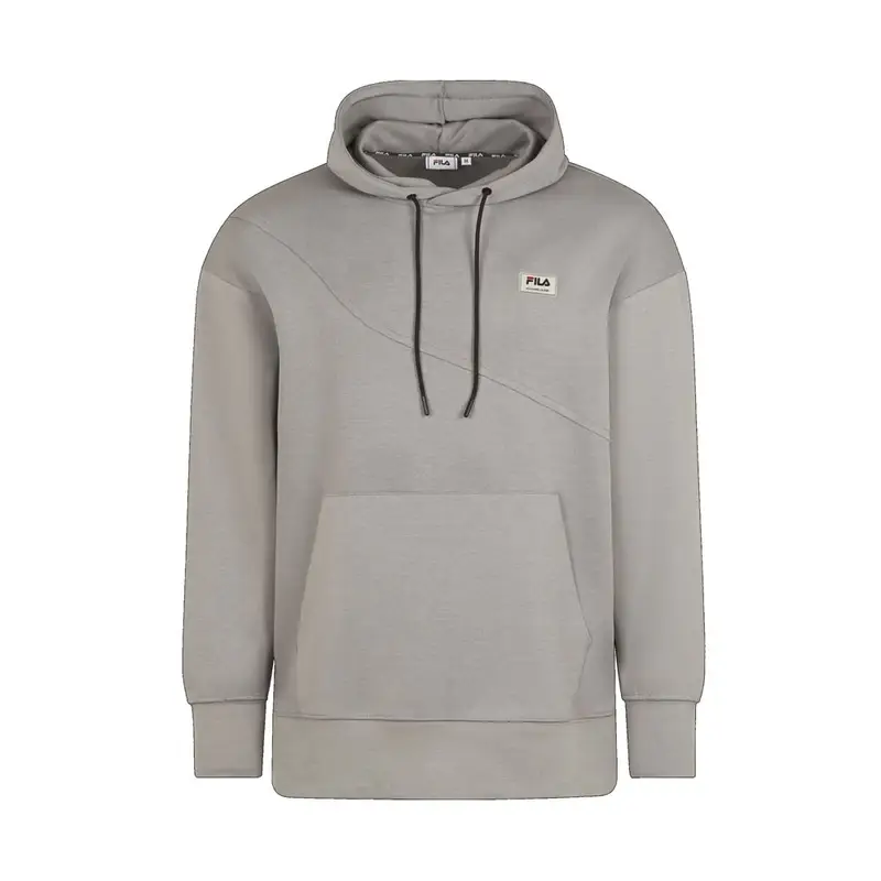 Felpa Con Cappuccio Taglio Laser Grigio Uomo XS