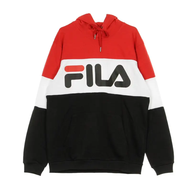 Felpa Leggera Cappuccio Uomo Men Night Blocked True Red/black/bright White