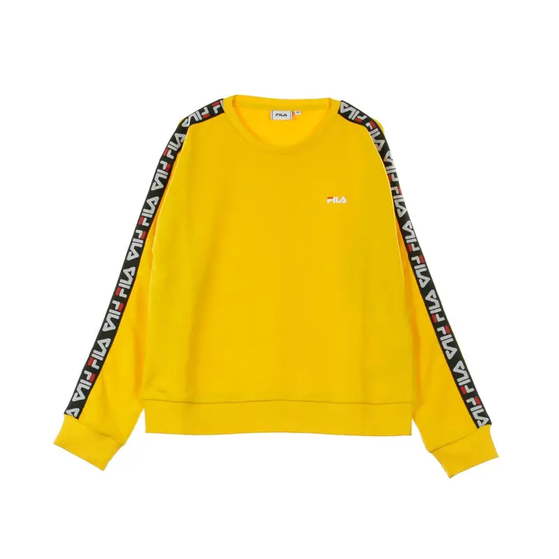 Felpa Leggera Girocollo Corta Donna Tivka Crew Sweat Citrus