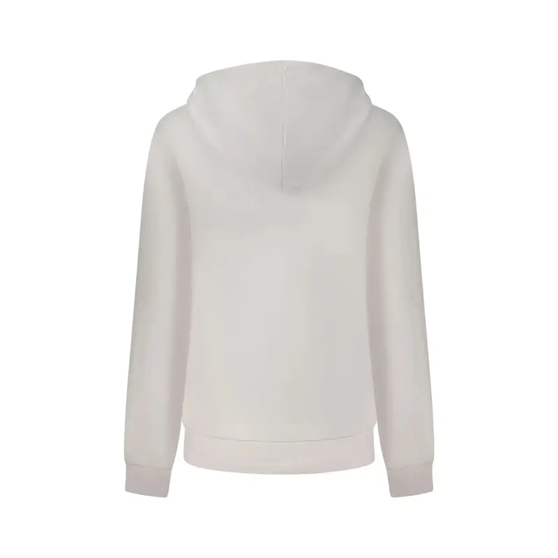 Felpa Maniche Lunghe Donna Bianca Ricamo Bianco miniatura 2