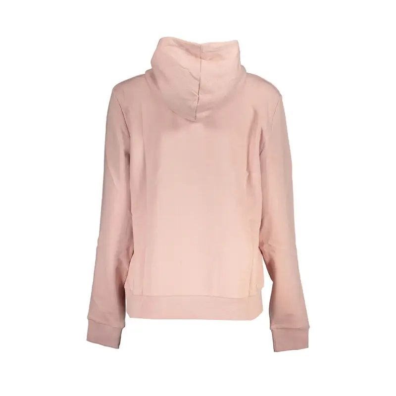 Felpa Maniche Lunghe Donna Rosa Stampa Logo miniatura 2