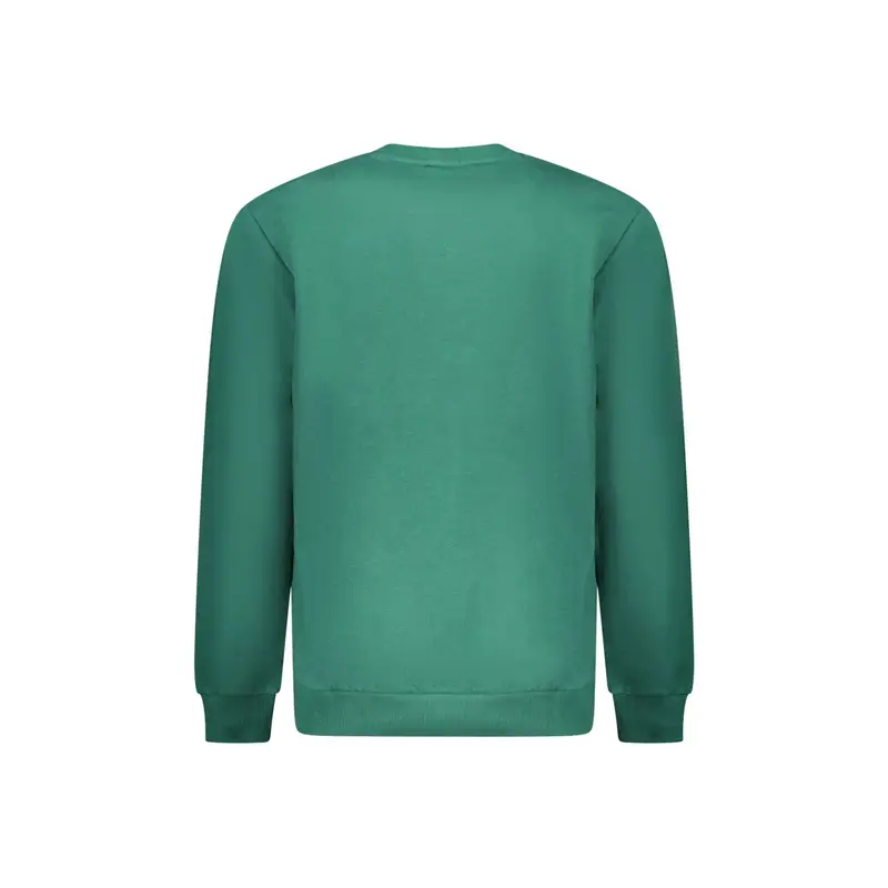 Fila Felpa a Maniche Lunghe Uomo Verde con Logo miniatura 2