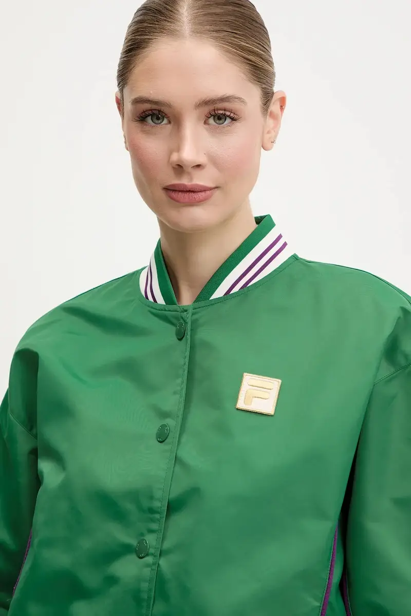 giacca bomber Leme colore verde FAW0999 miniatura 4