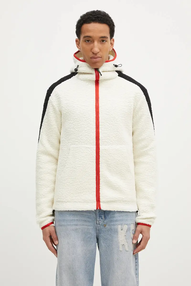 giacca in misto lana Mount Polar Hood colore beige 42FW24JA01502C010