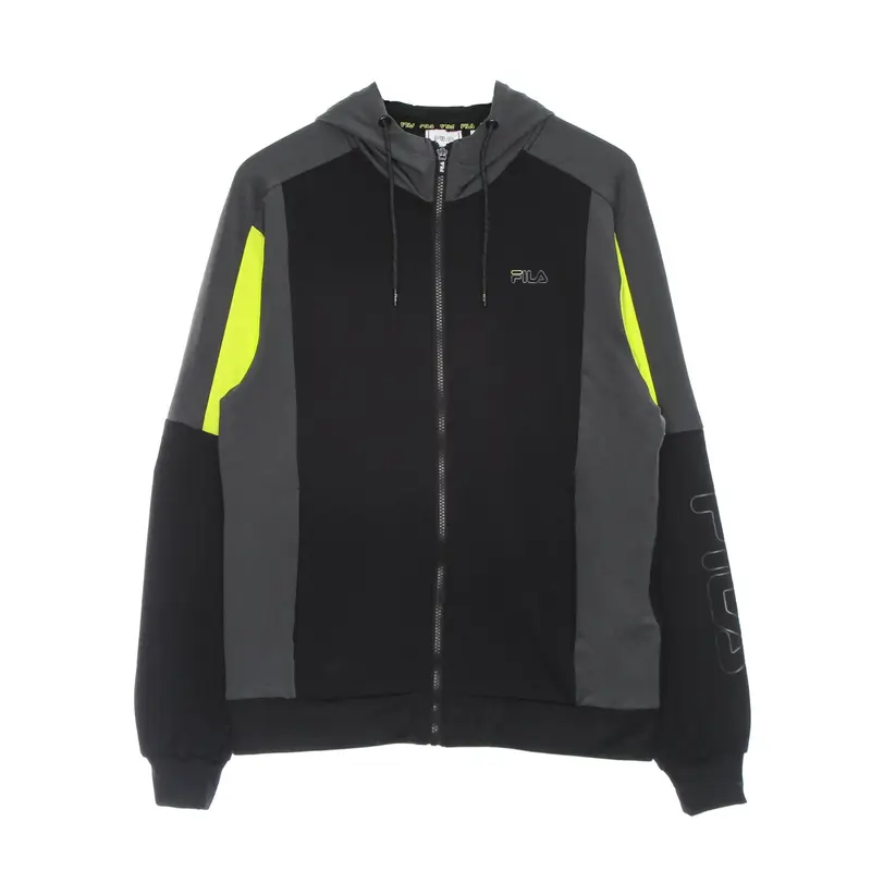 Giacca Tuta Cappuccio Uomo Palti Hooded Jacket Black/asphalt/sulphur Spring