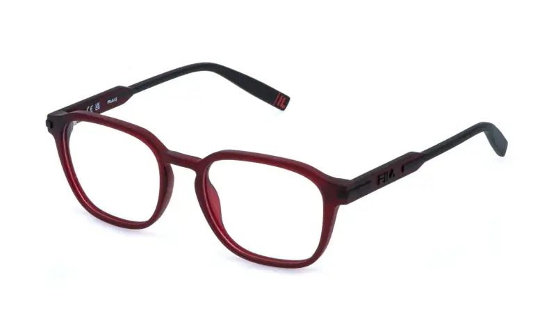 Junior Fila VFIA01L 999M Montature da vista Iniettato Rosso Geometrica