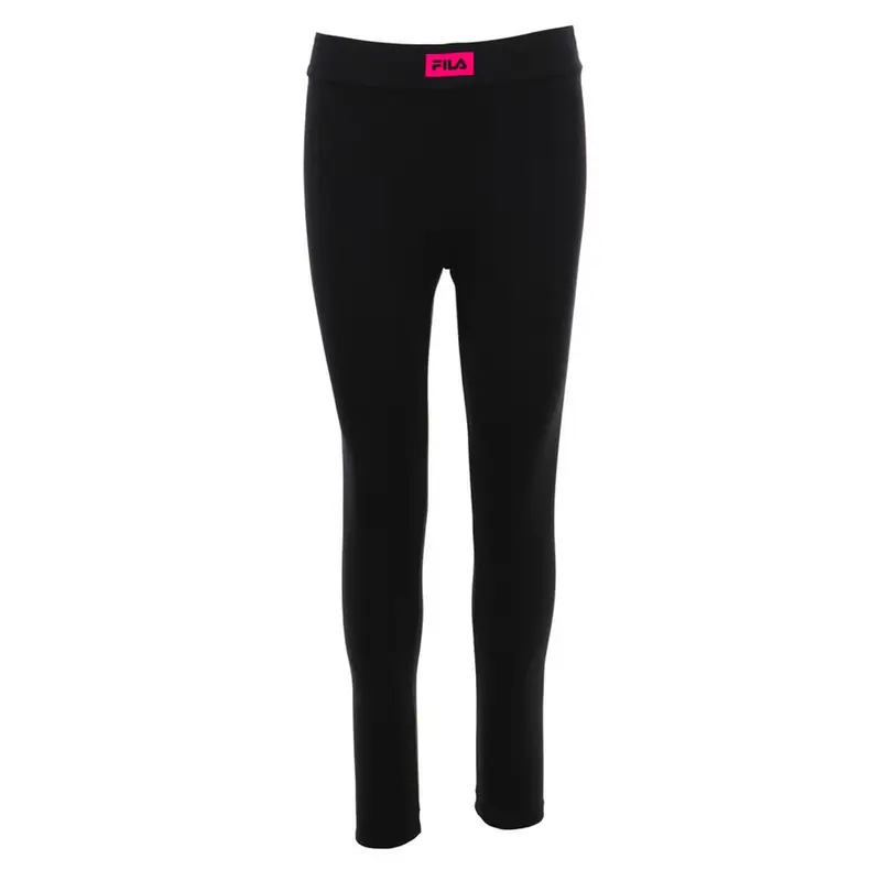 Leggings Logo Nero Donna XS