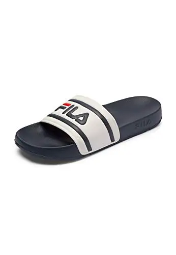 Fila Morro Bay Slipper, Infradito Uomo, Bianco White Fila Navy, 42 EU