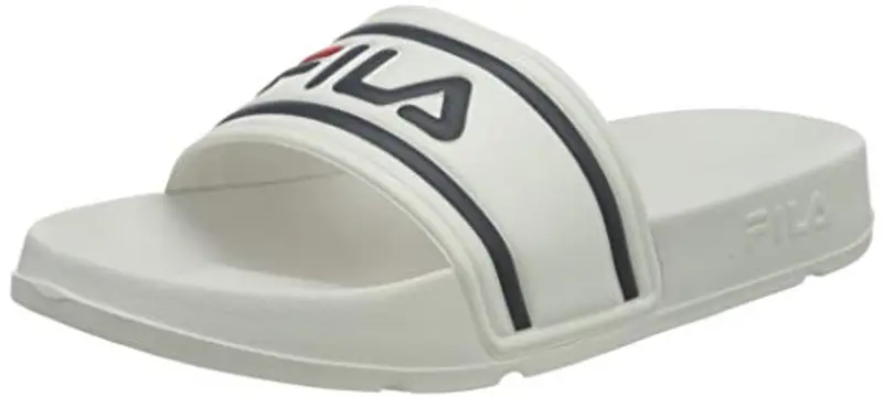 Fila Morro Bay Slipper Kids, Ciabatte Unisex - Bambini e ragazzi, Bianco, 35 EU