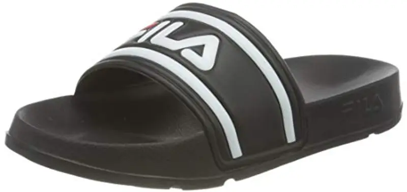 FILA Ciabatte Morro Bay Slipper Kids, Unisex - Nero, 35 EU