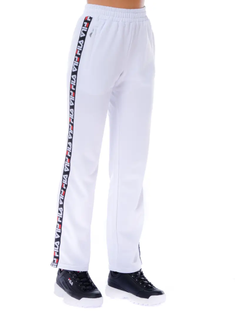Pantalone sportivo donna Fila in tessuto tecnico Bianco miniatura 2