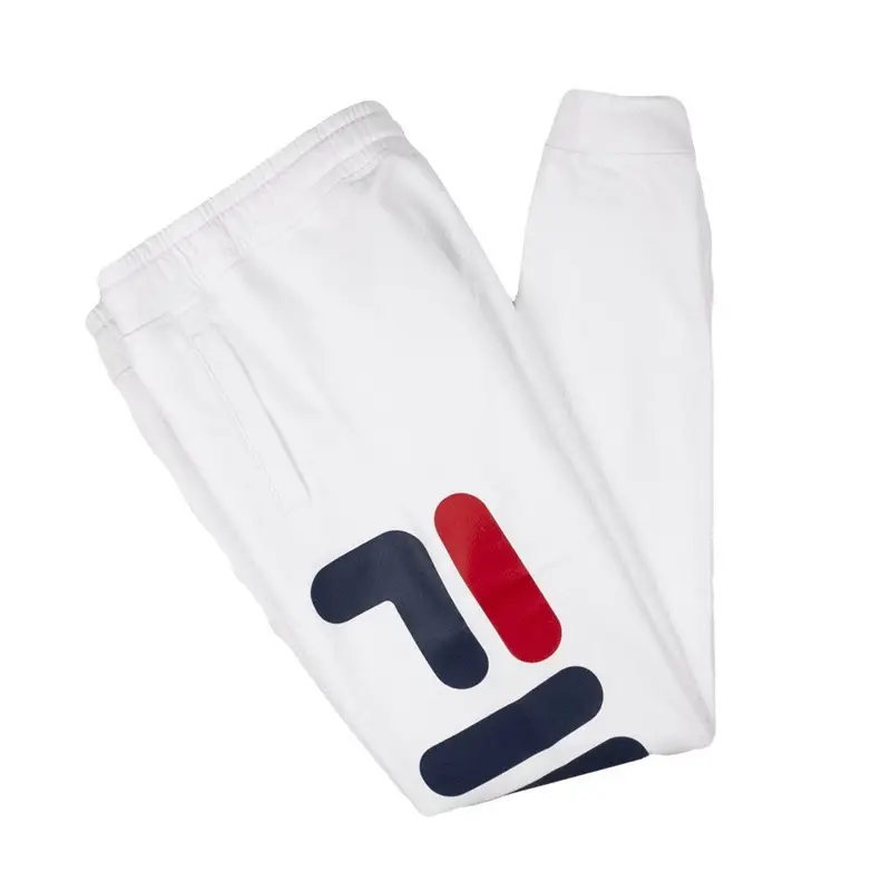 Pantalone Tuta Felpato Uomo Classic Basic Pants Bright White