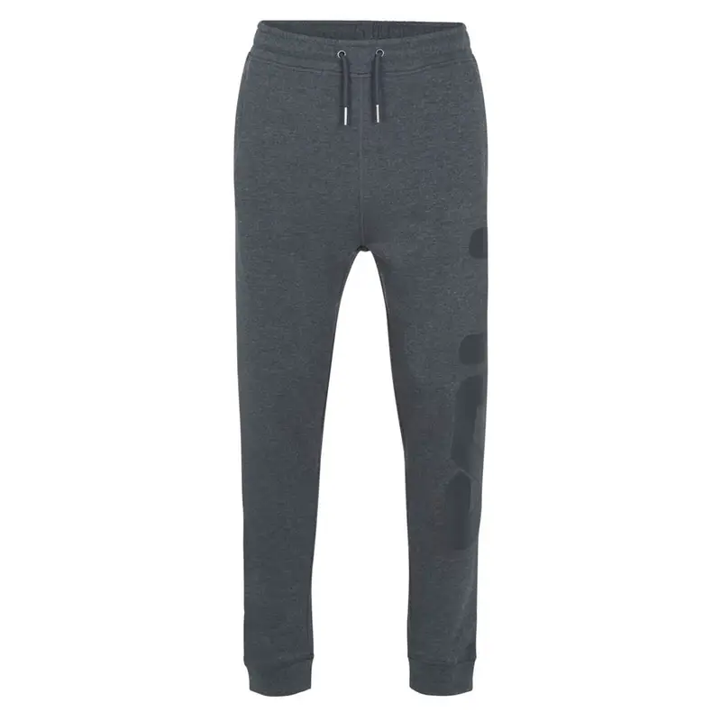 Pantaloni Con Polsino Logo Antracite Uomo XL