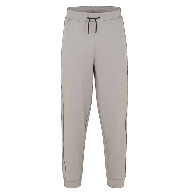 Pantaloni Con Polsino Logo Taglio Laser Grigio Uomo S