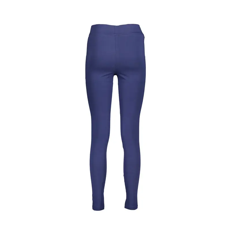 Pantaloni Leggins Donna Blu Ricamo miniatura 2