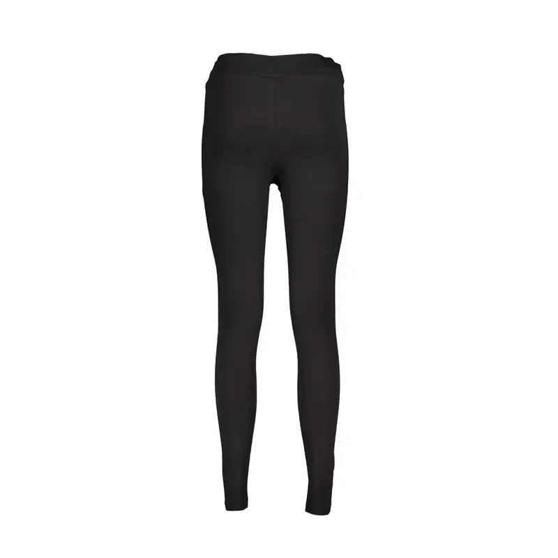 Pantaloni Leggins Donna Nero Ricamo miniatura 2