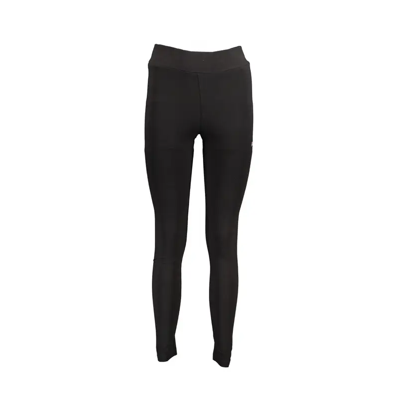 Pantaloni Leggins Donna Nero Ricamo