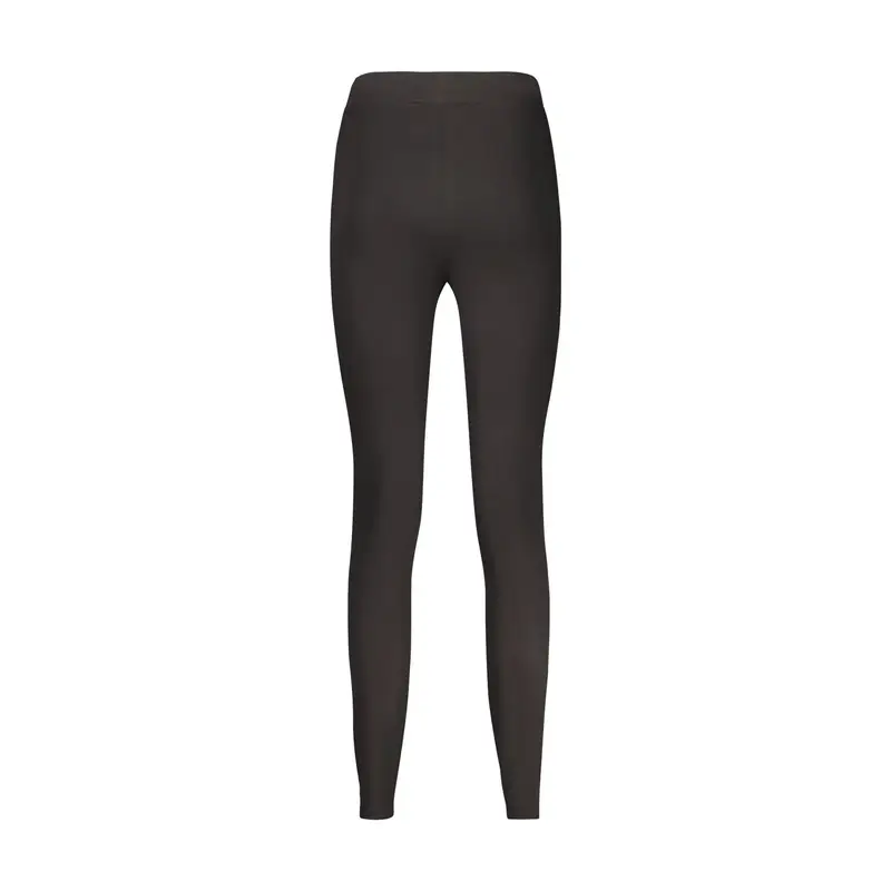 Pantaloni Leggins Donna Nero Ricamo miniatura 2