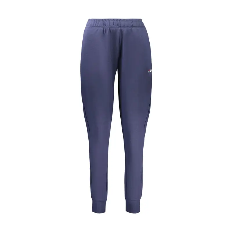 Pantaloni Tuta Lungo Donna Blu Ricamo