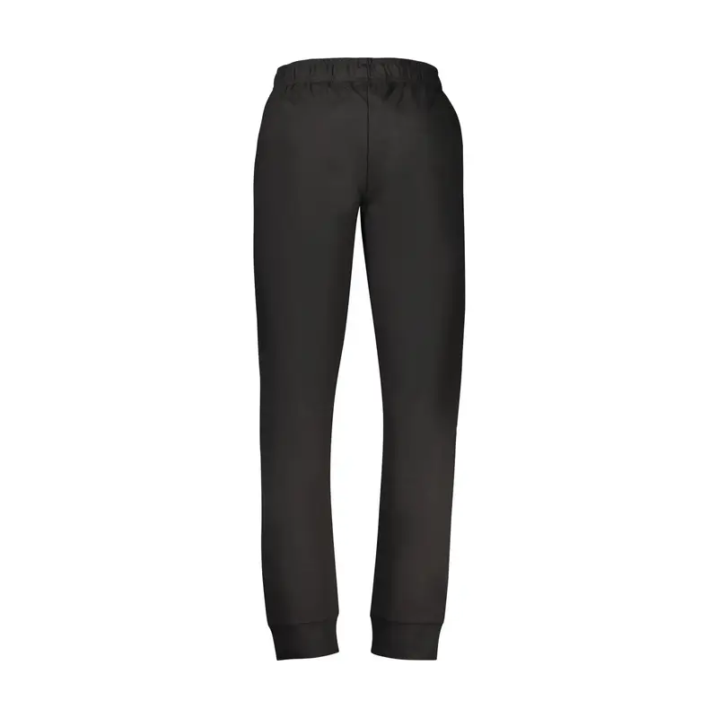 Pantaloni Tuta Lungo Uomo Nero Ricamo miniatura 2