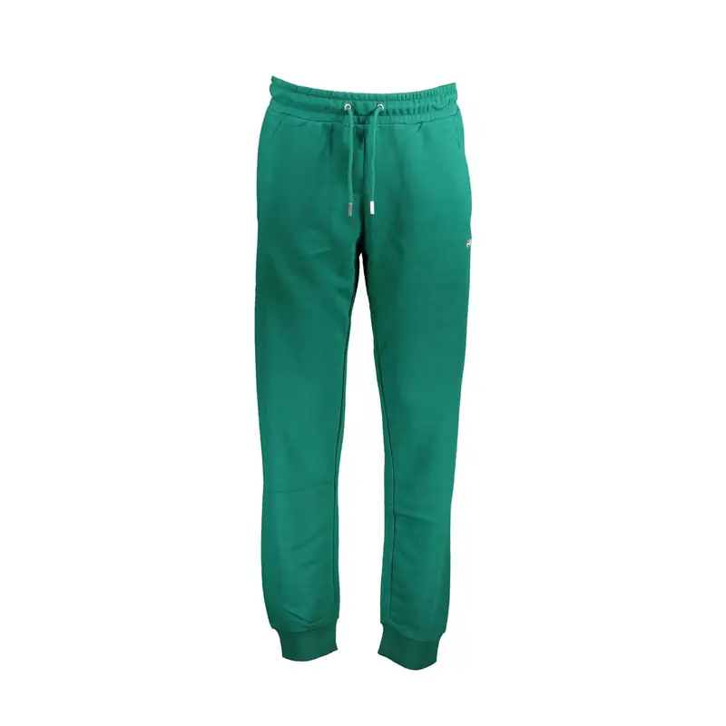 Fila Pantaloni Uomo Verde con Ricamo