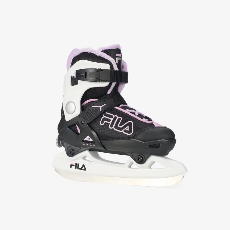 Pattini da ghiaccio bambino FILA FIT nero-rosa | Fila