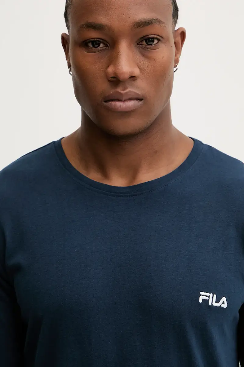 pigiama in lana Blu navy miniatura 2