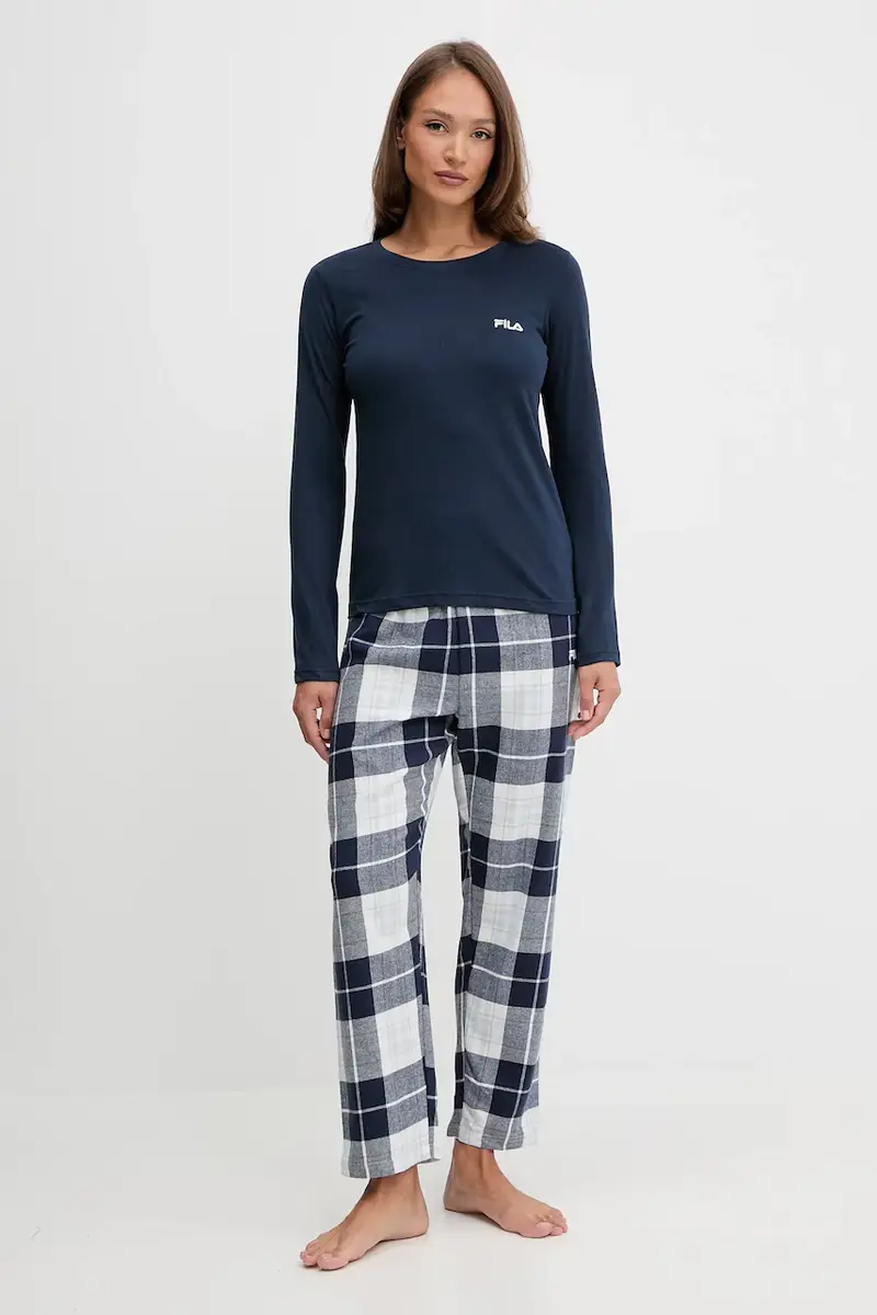 pigiama in lana Blu navy