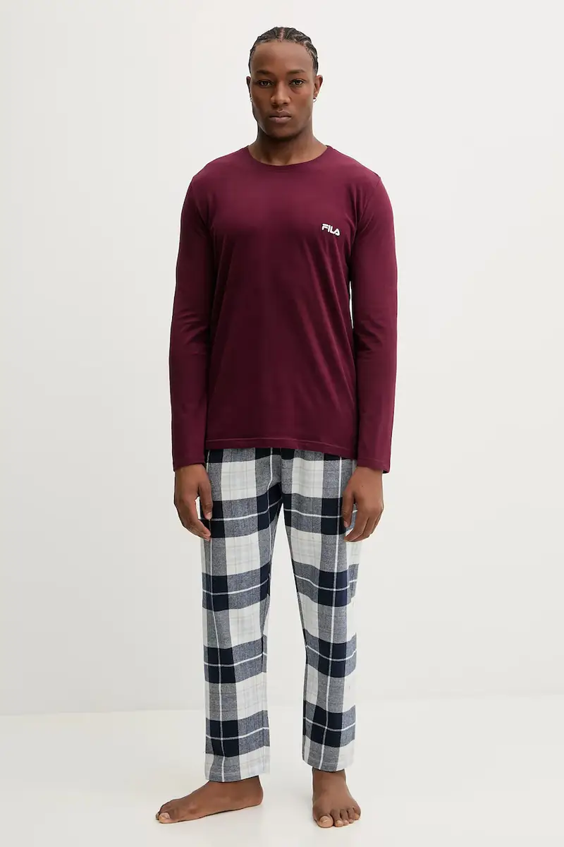 pigiama in lana Granata