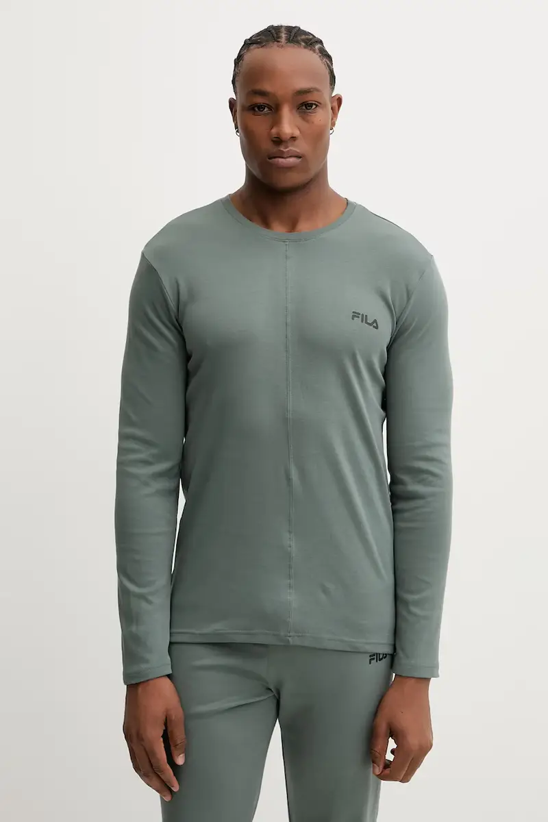 pigiama in lana Grigio miniatura 2