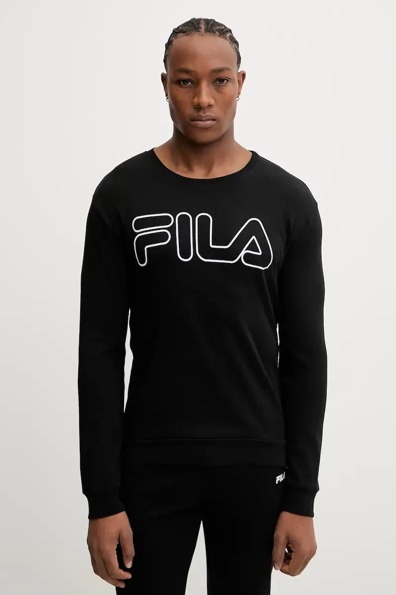 pigiama in lana Nero miniatura 2