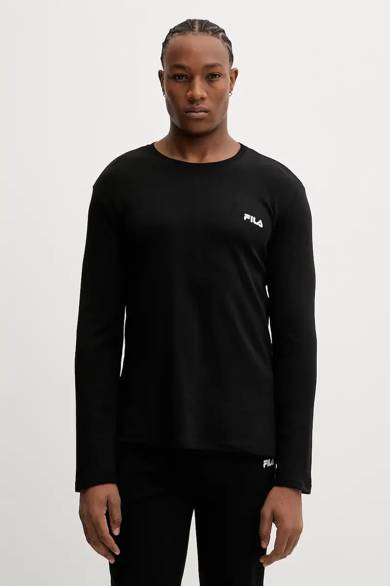 pigiama in lana Nero miniatura 2