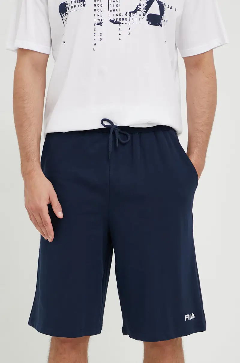 pigiama uomo Blu navy miniatura 3