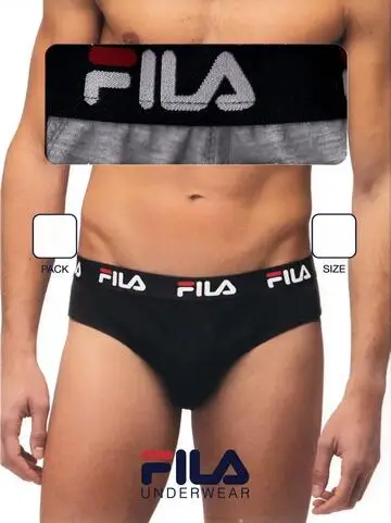 SLIP UOMO IN COTONE ELASTICIZZATO FILA FU5233 (1 CAPO)