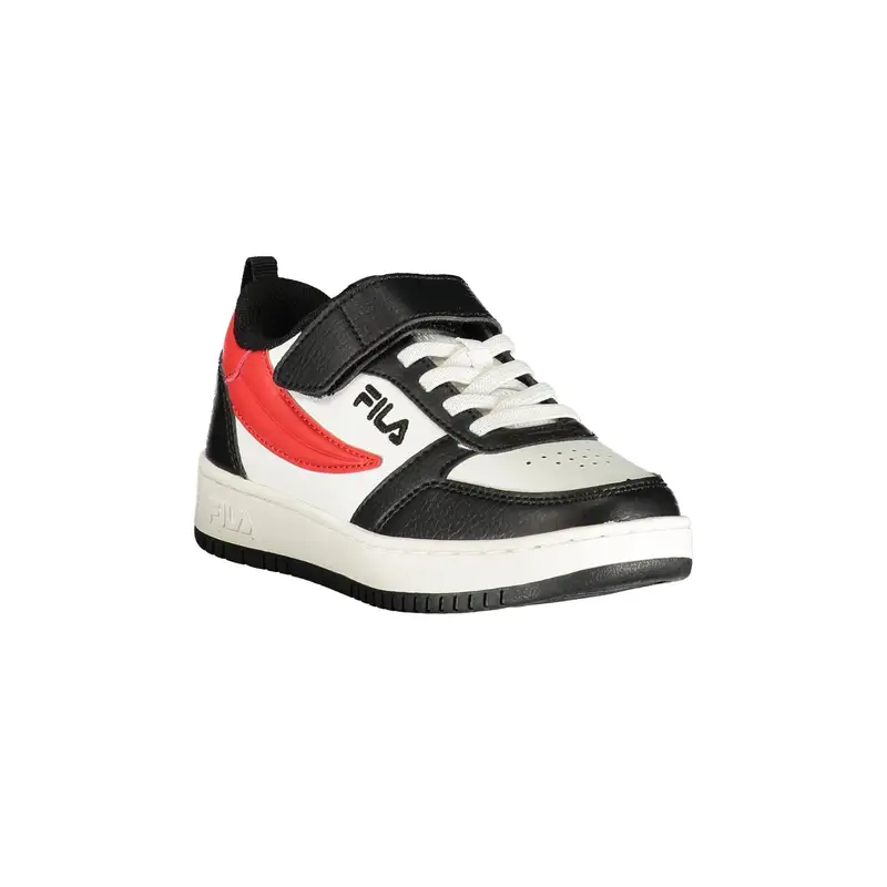 Sneakers Bambino Bianche Sportive Strappo Logo Bianco miniatura 2