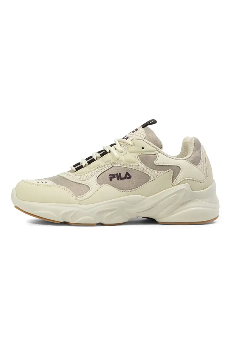 Sneakers beige con inserti a contrasto e suola chunky Fila FFW0194 [GRIGIO]