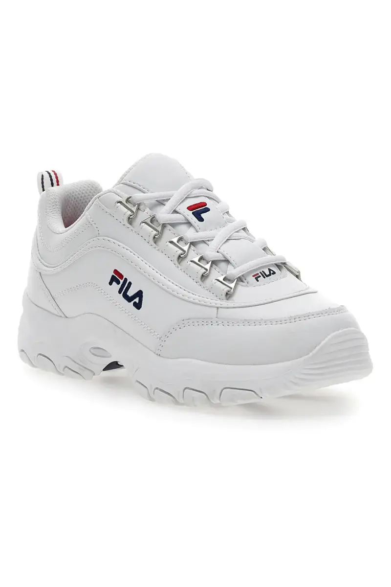 Sneakers bianche con suola chunky Fila STRADA Teens [BIANCO] miniatura 2