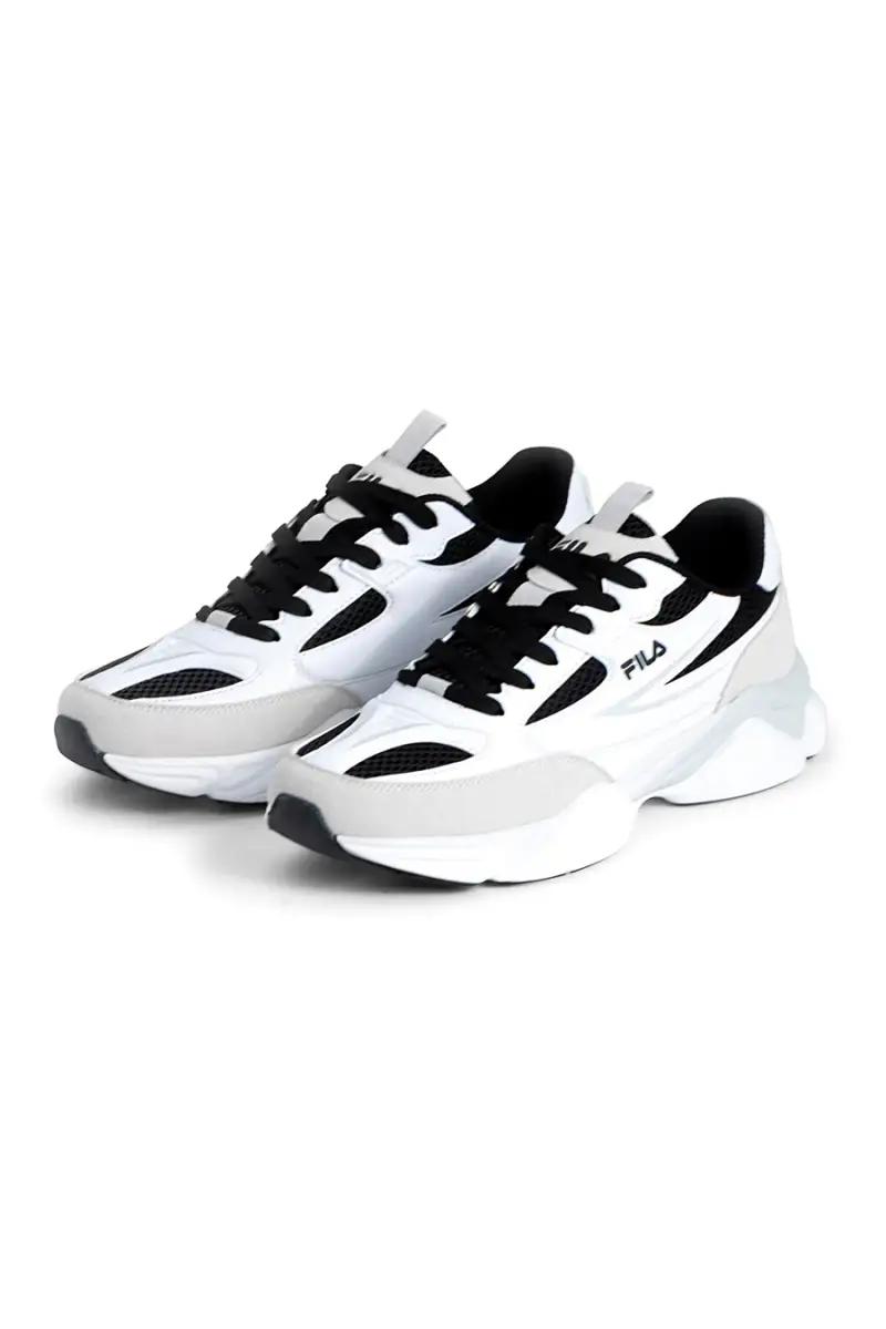 Sneakers Bianche e Nere con Platform FILA RECADE [BIANCO miniatura 3