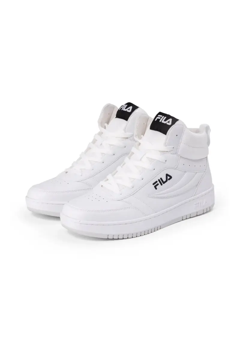 Sneakers Bianche Mid-Cut con Tomaia Traforata FILA REGA NF MID [BIANCO] miniatura 3
