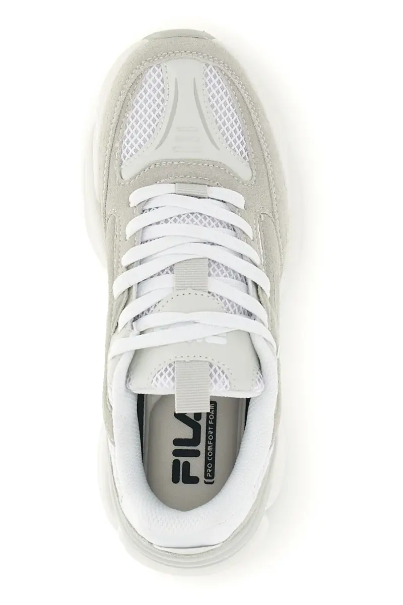 Sneakers bianco beige mesh traspirante comfort foam Fila Recade S [GRIGIO] miniatura 3