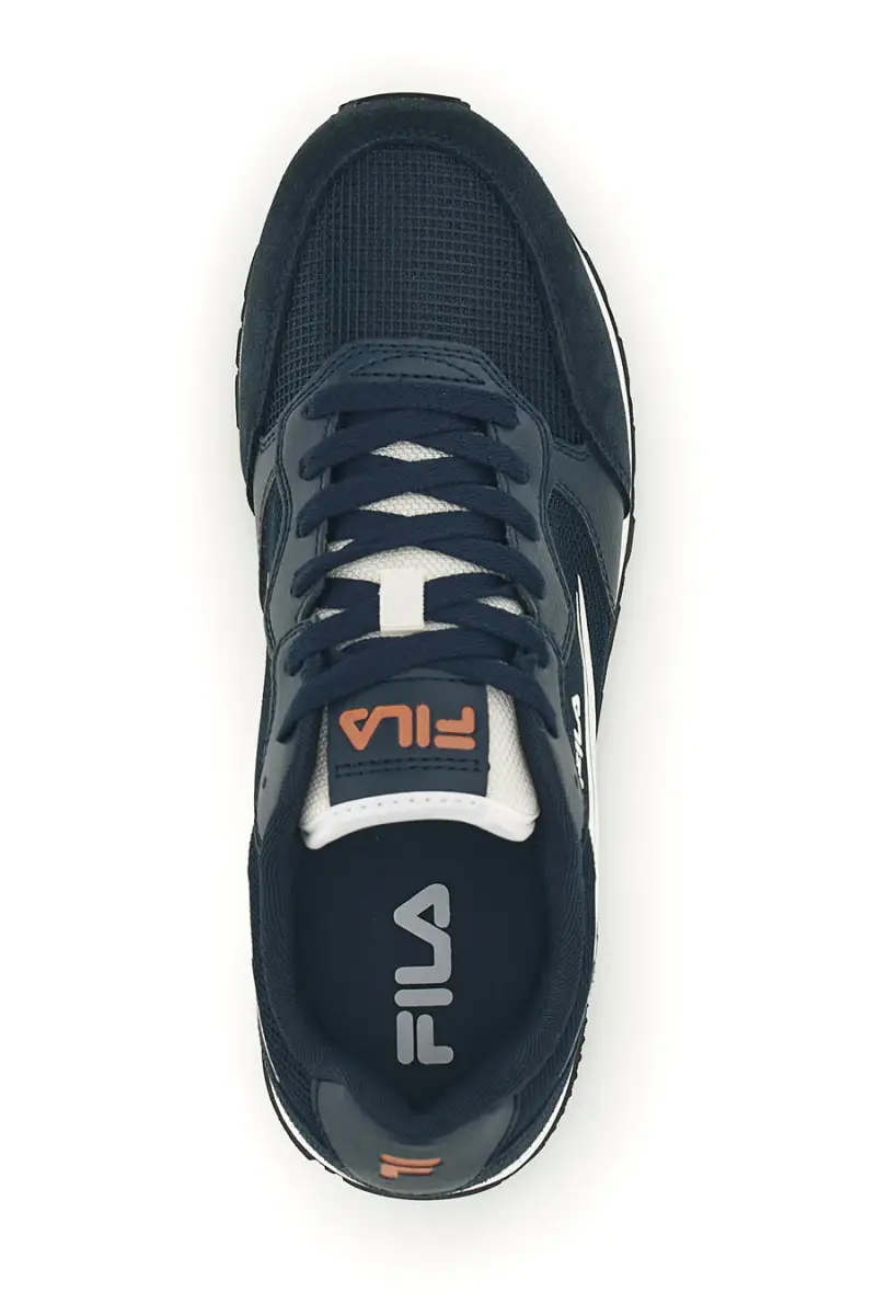 Sneakers blu inserti a contrasto Fila Hypert [BLUE] miniatura 3