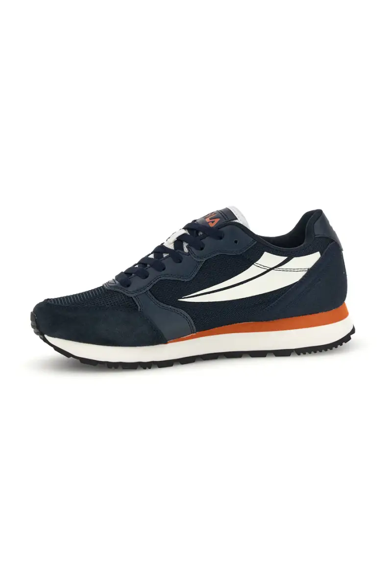 Sneakers blu inserti a contrasto Fila Hypert [BLUE] miniatura 5