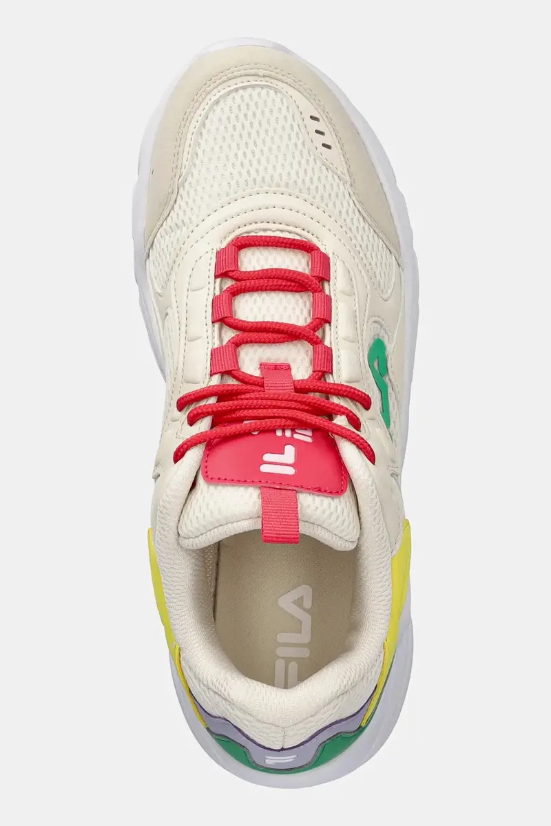 sneakers COLLENE LOGO colore beige FFT0136 miniatura 4