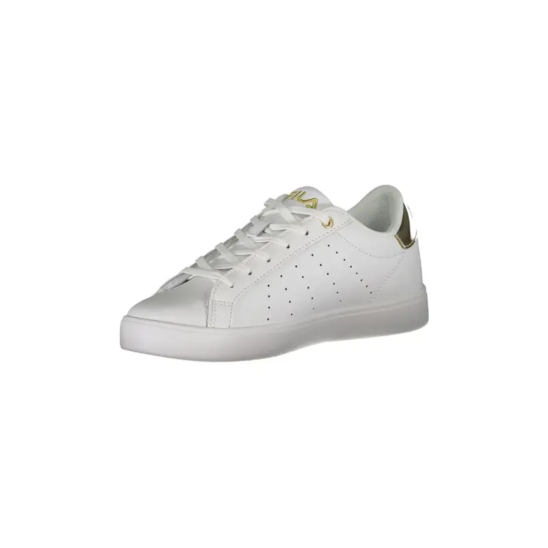 Sneakers Donna Bianche Dettagli a Contrasto Bianco miniatura 3