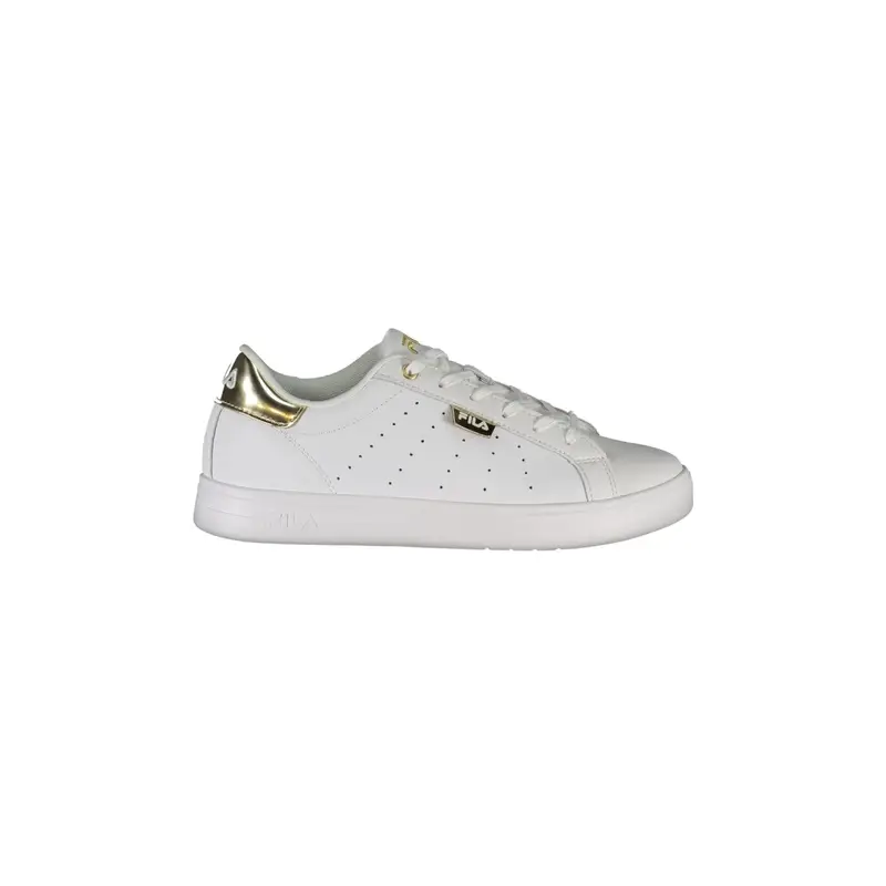 Sneakers Donna Bianche Dettagli a Contrasto Bianco